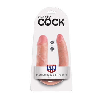 Dildo-cock double trouble m flesh